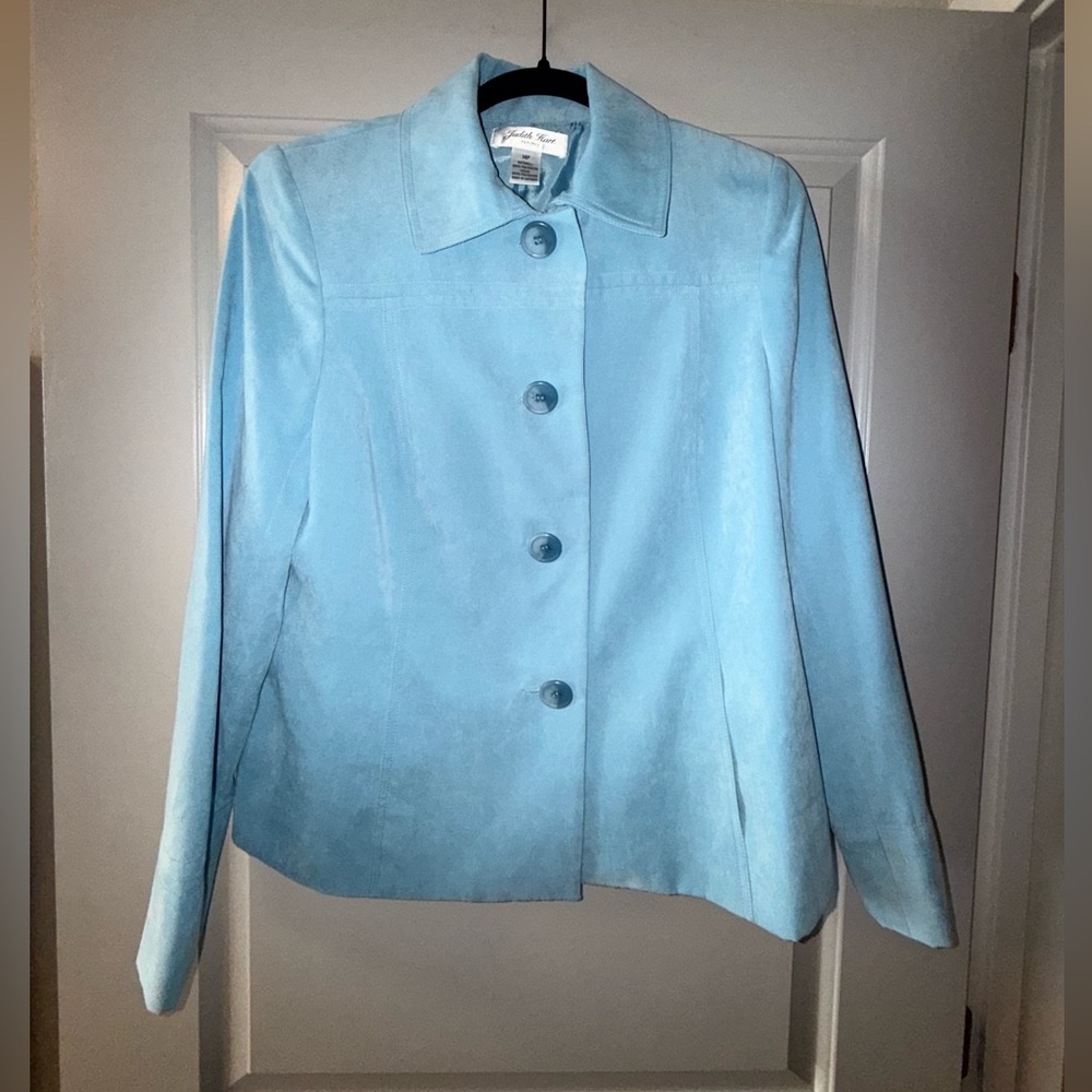Vintage Blue Spring Jacket Size 14P / Medium